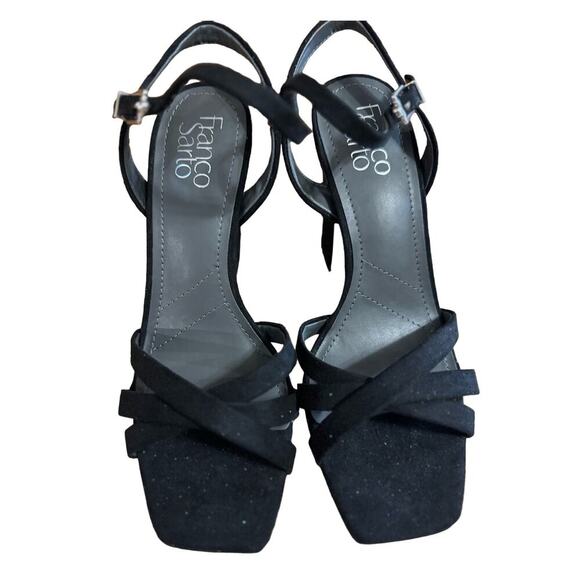 Franco Sarto NWOB Damilis Platform Sandal Heels In Black Size 6.5 - Picture 3 of 7